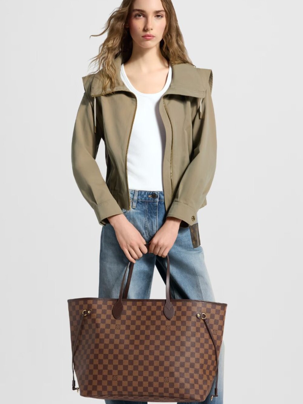 Louis Vuitton Neverfull GM in Damier Ébène Canvas